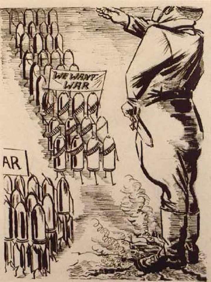 We want war by George Grosz