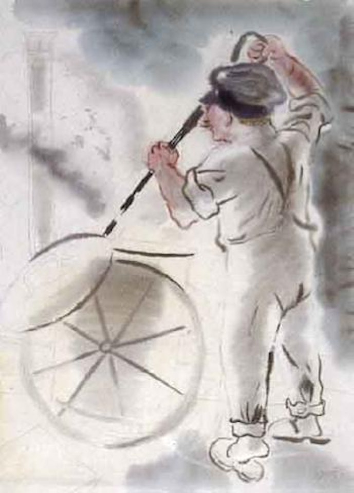 Worker in Berlin by George Grosz