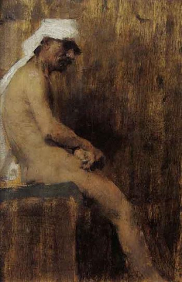 Male nude by Joaquin Sorolla Y Bastida