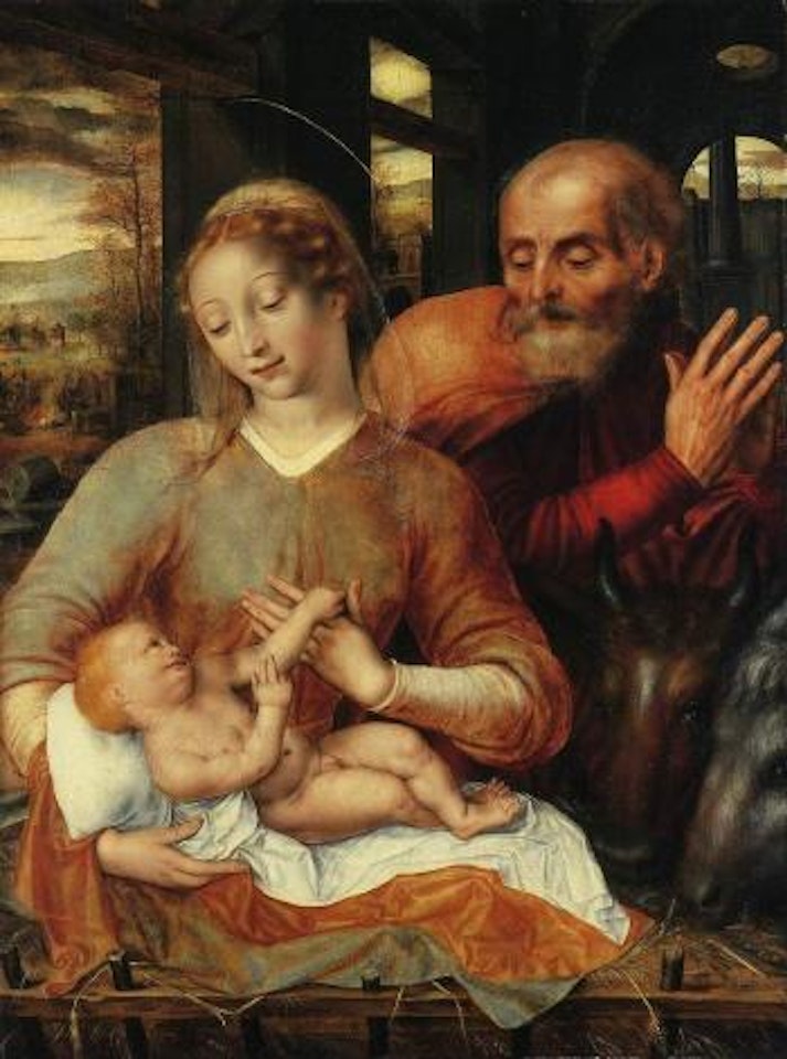 Holy Family by Jan Matsys