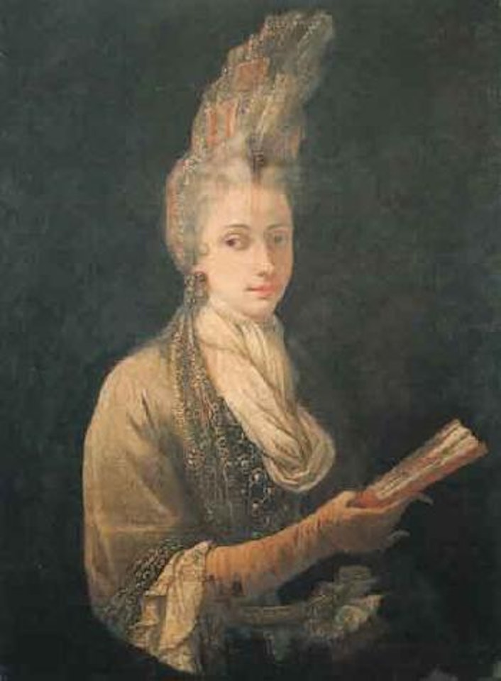Portrait of Lady Ippolita Montalto, Princess of Cassano by Attributed to Carlo Maratta