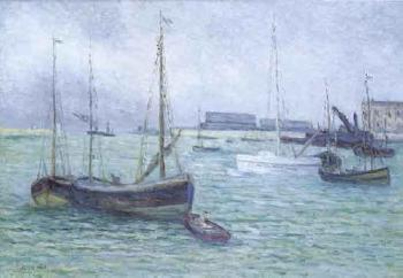 Bateaux de peche by Maximilien Luce