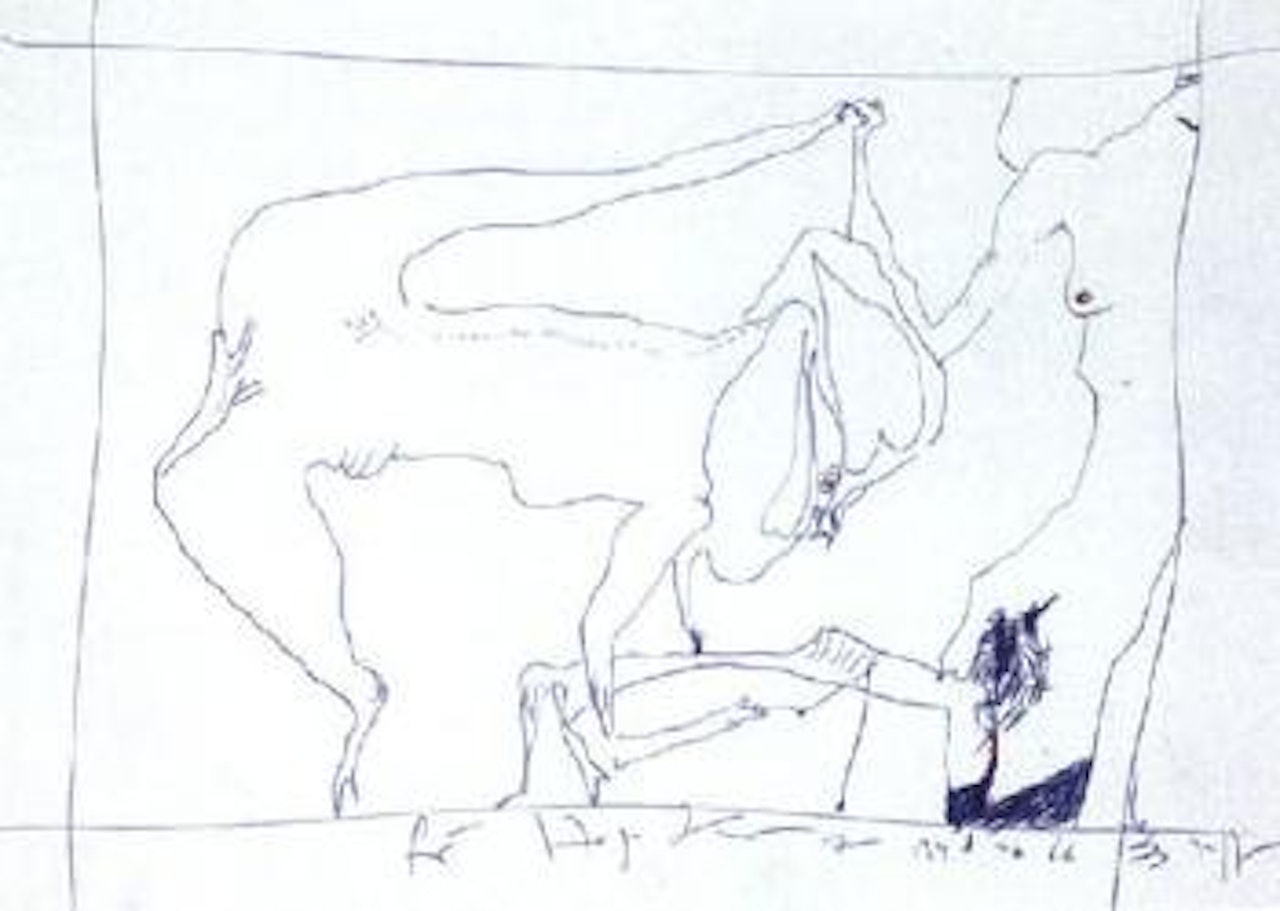 Erotic scene by Horst Janssen