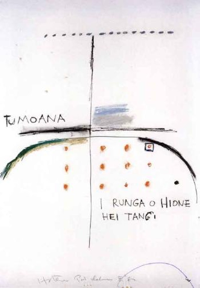 Tumoana, I runga o hione hei tangi by Ralph Hotere