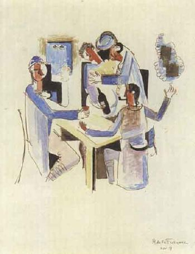 Au cabaret by Roger de la Fresnaye