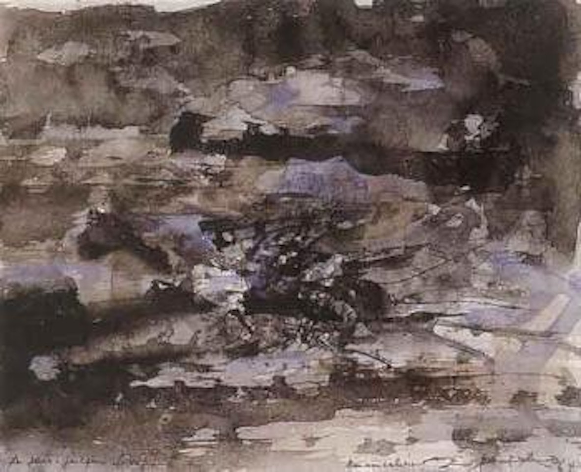 Composition by Zao Wou-Ki