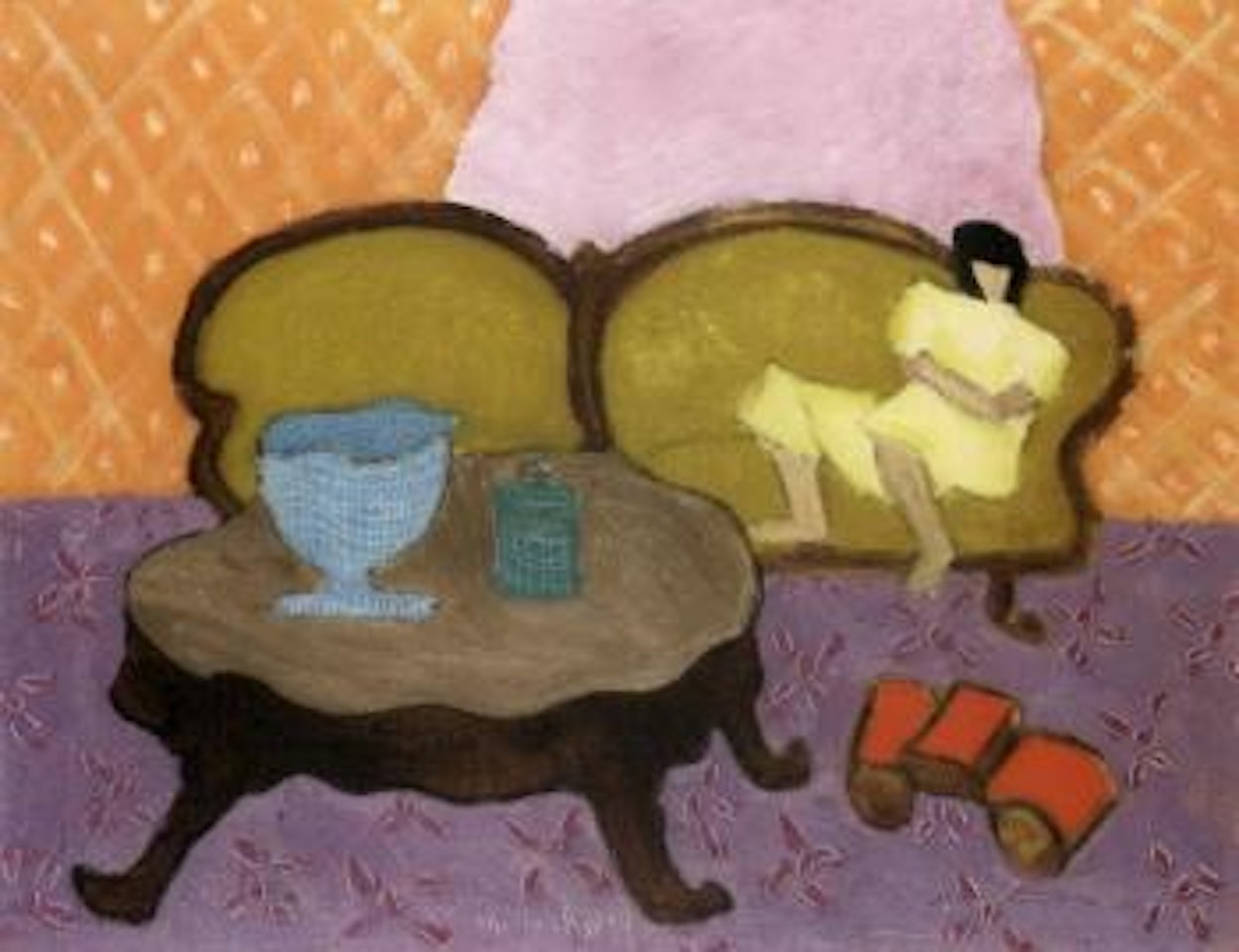 Interior with figure by Milton Avery