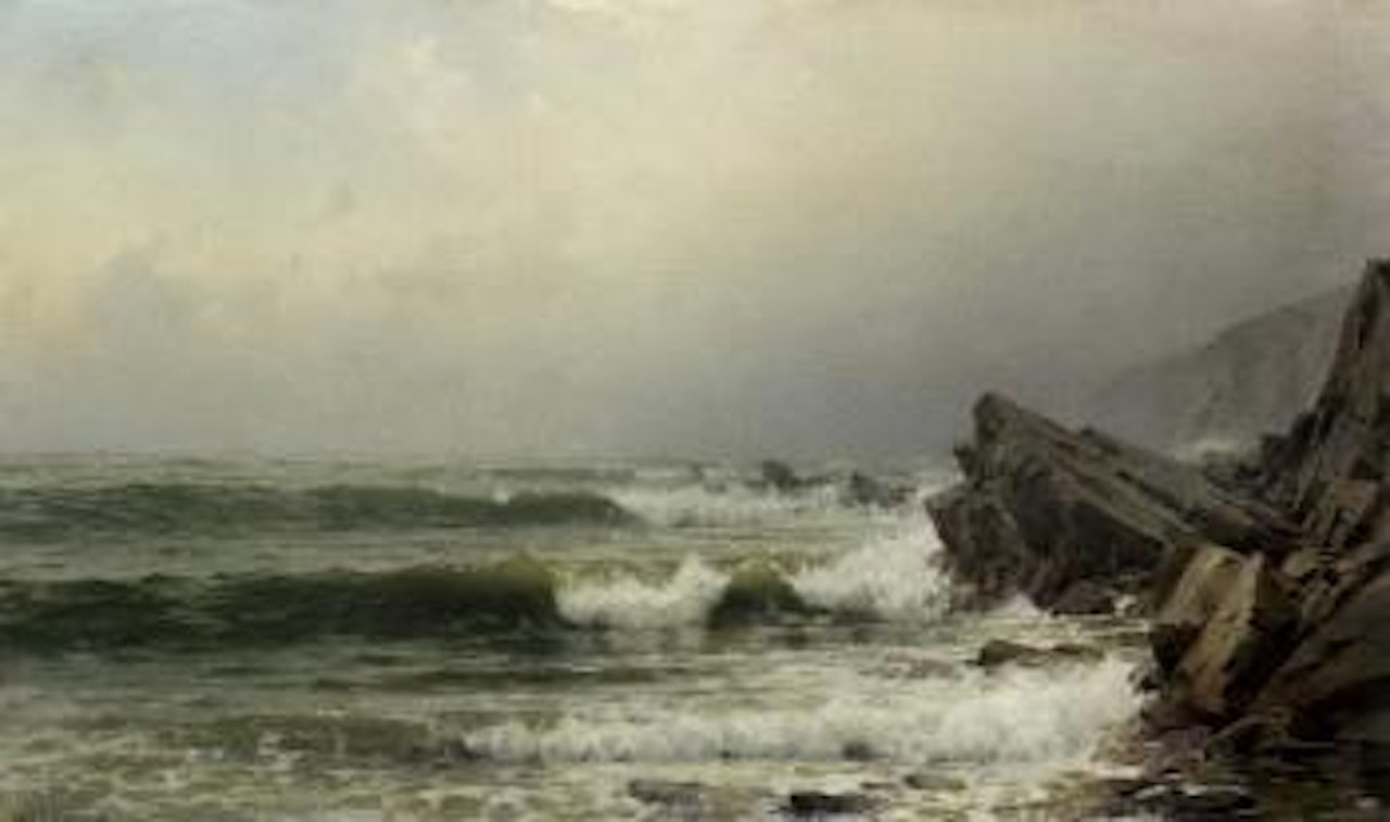 Misty morning on the Channel Coast, England by William Trost Richards