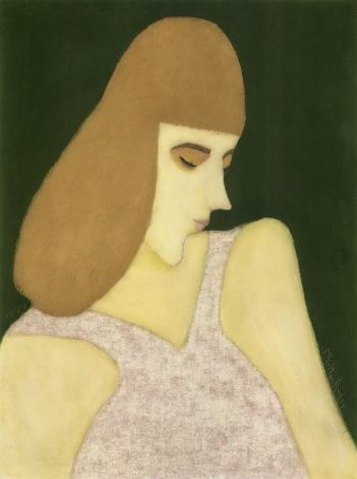 March with golden hair by Milton Avery