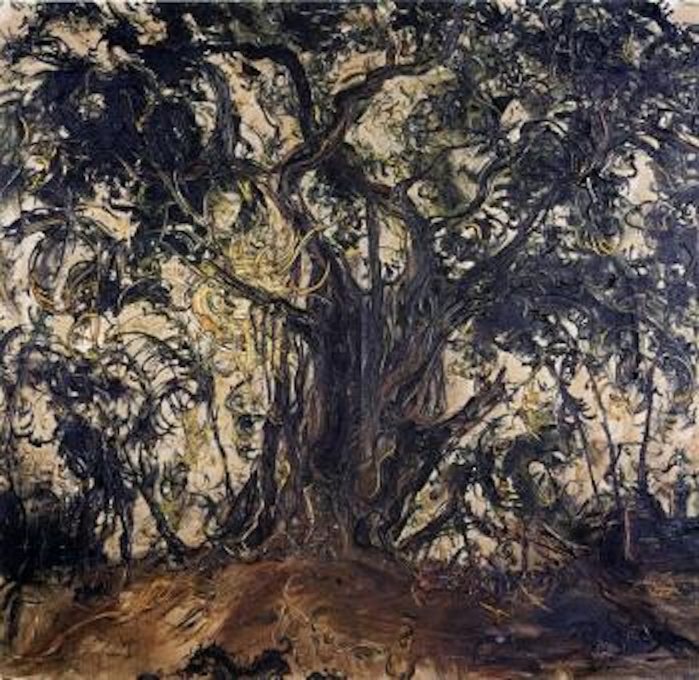 Pohon beringin - banyan tree by Affandi