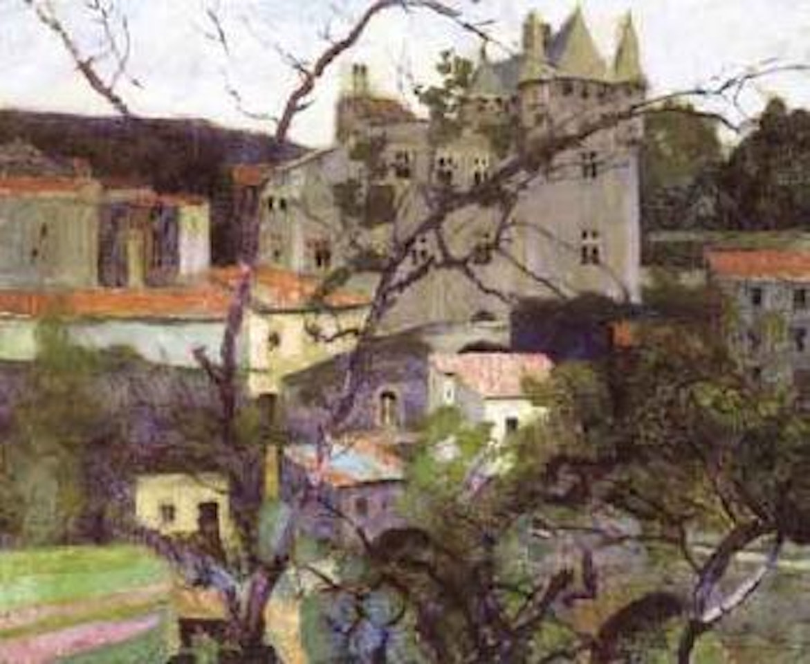Chateau de St Amant dans le Puy de Dome by Victor Charreton