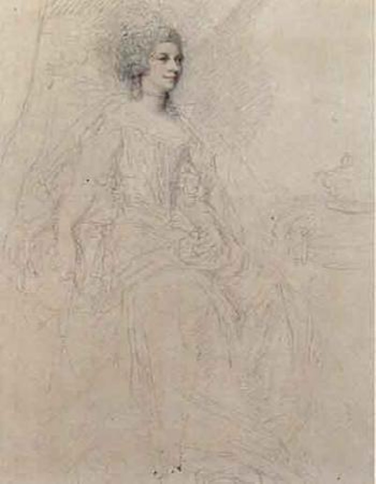 Charlotte Sophia of Mecklenburg-Strelitz by Richard Cosway