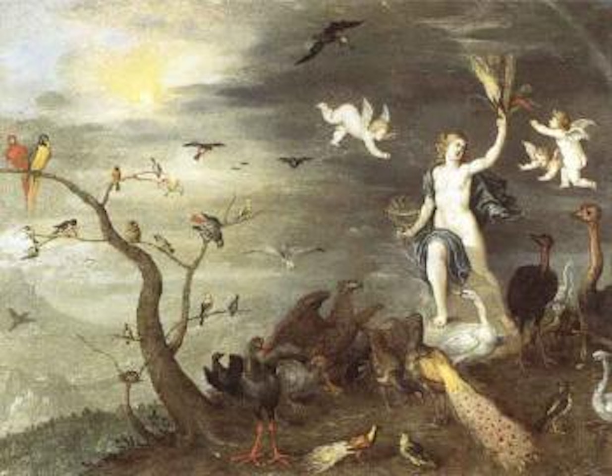 Allegory of the element of air by Jan Van Kessel The Elder