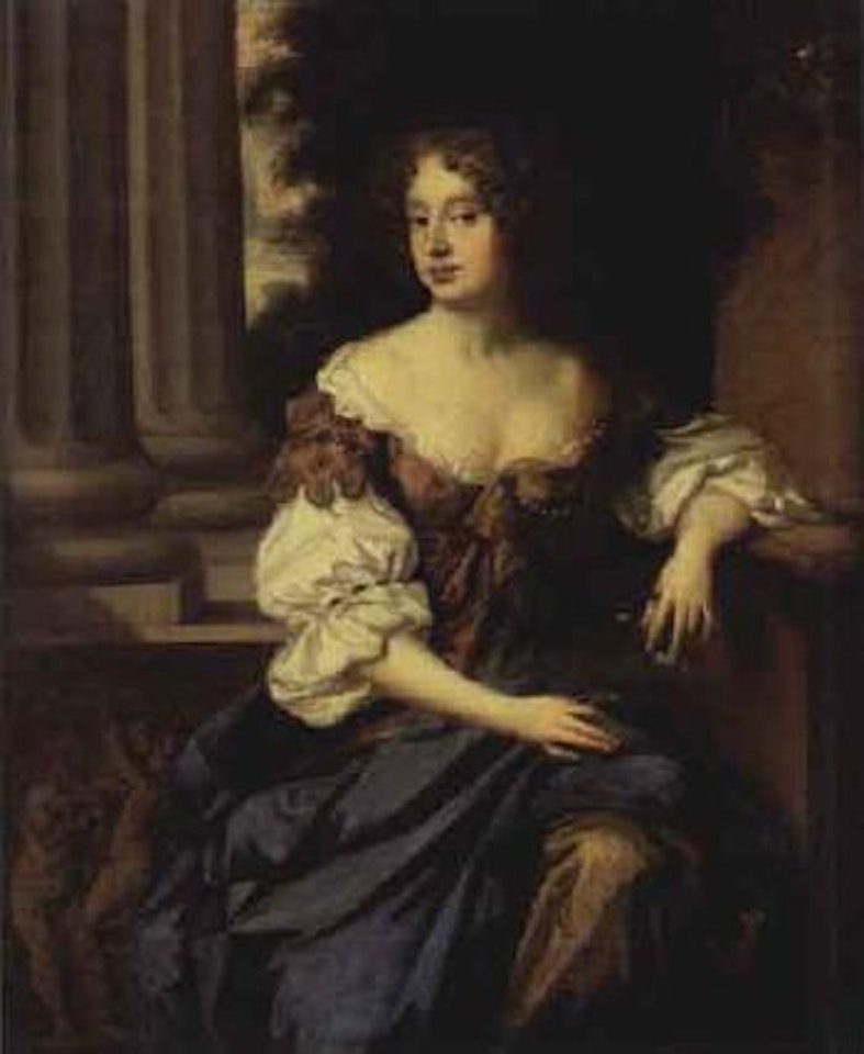 Portrait of a lady, on a terrace by Sir Peter Lely