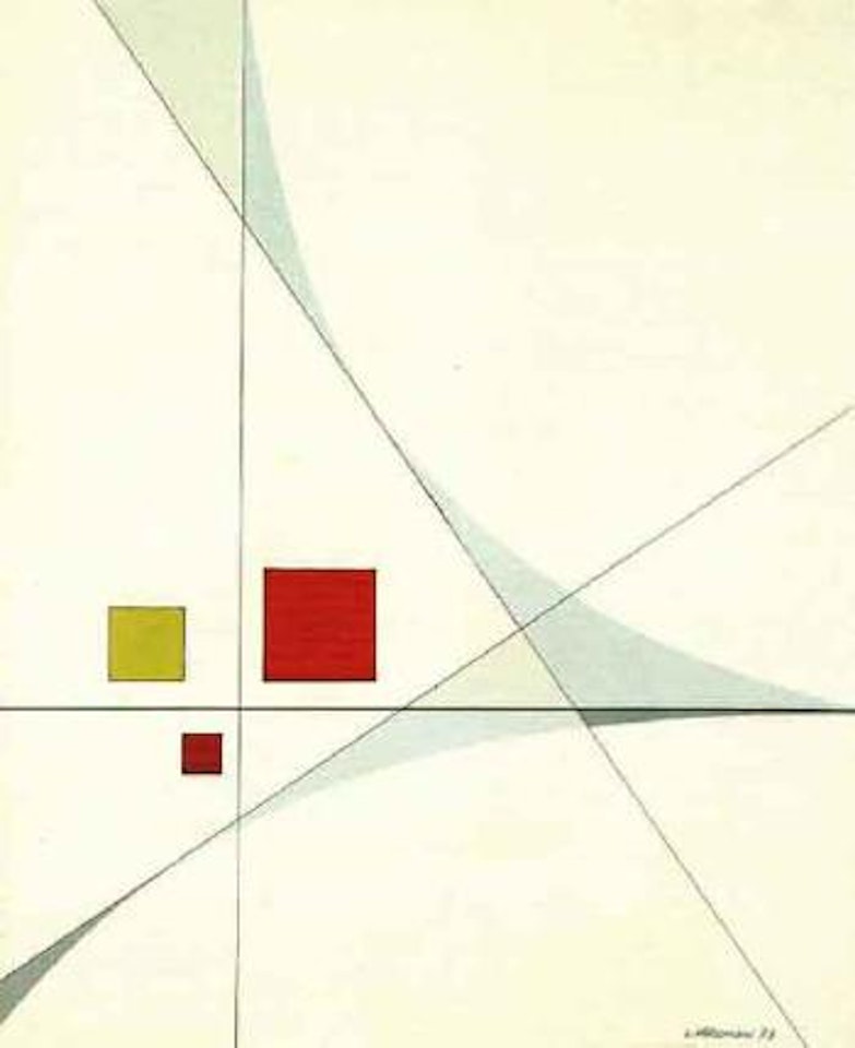 Composition Q7 by Luigi Veronesi
