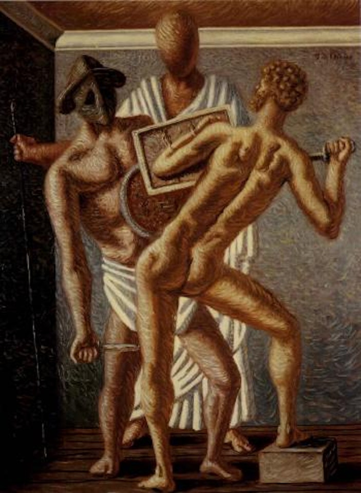 Gladiators by Giorgio de Chirico