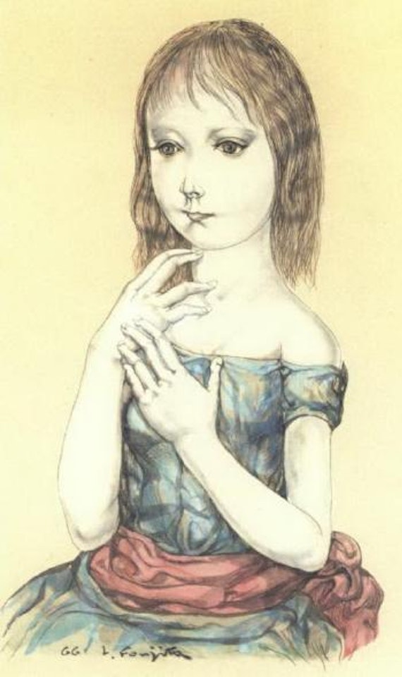 Jeune fille by Leonard Tsuguharu Foujita