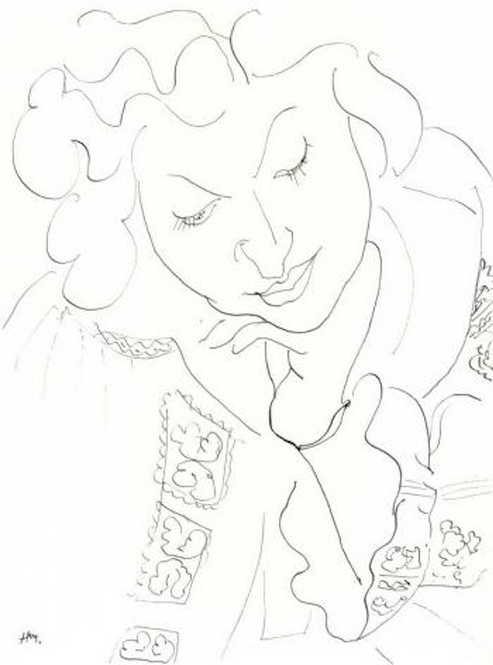 Femme portant une blouse romaine by Henri Matisse