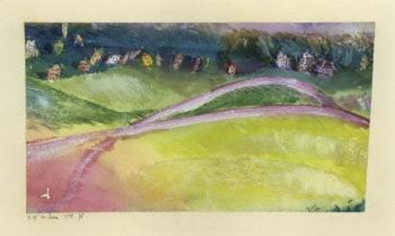 Dorf bei Bern - Village by Bern by Paul Klee