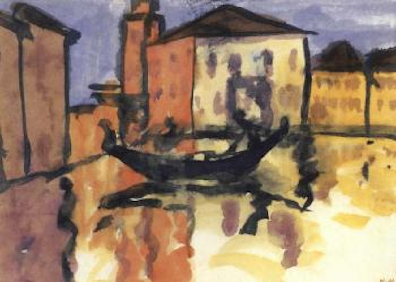 Szene in Venedig - Scene in Venice by Emil Nolde