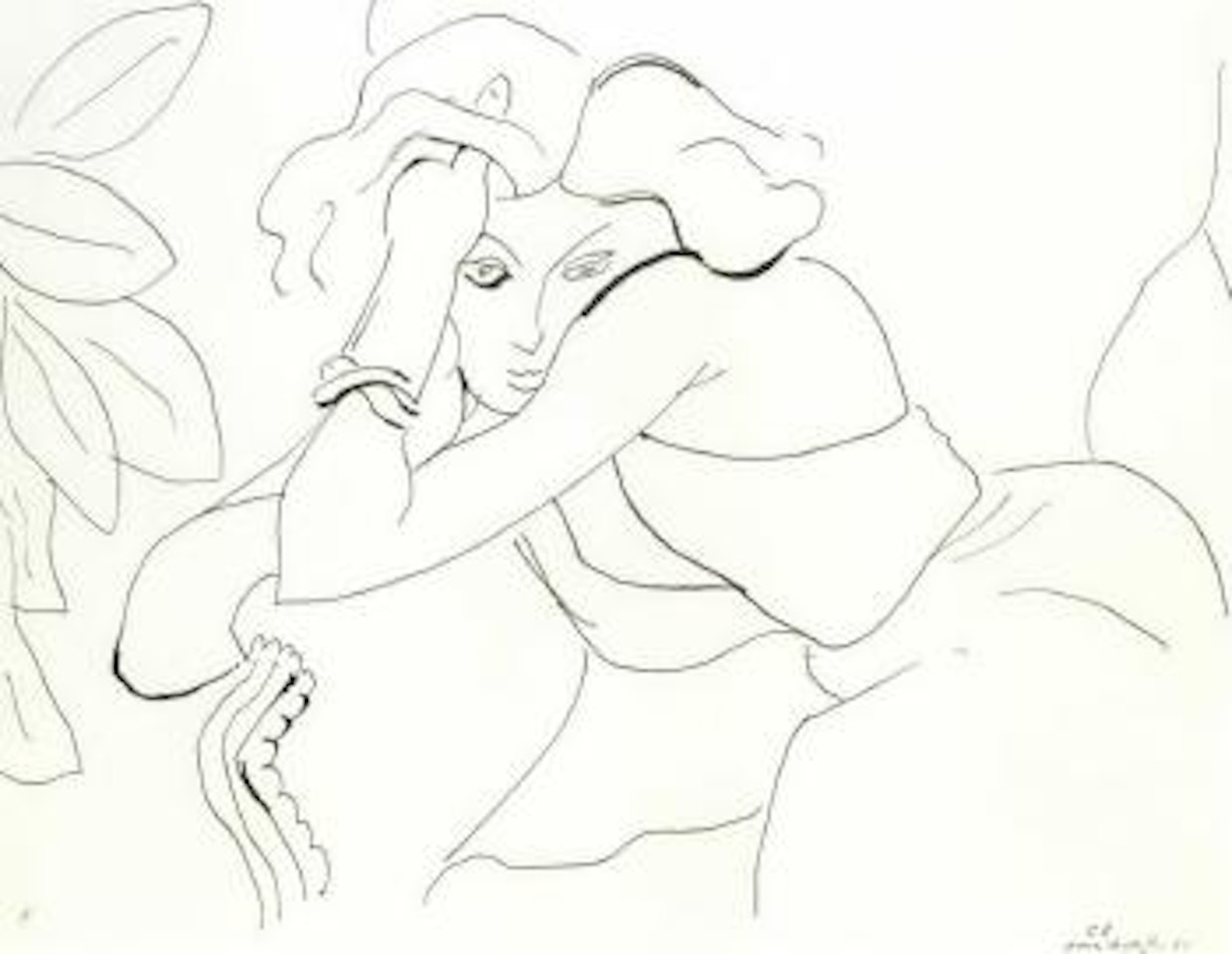Theme C variation 8 by Henri Matisse