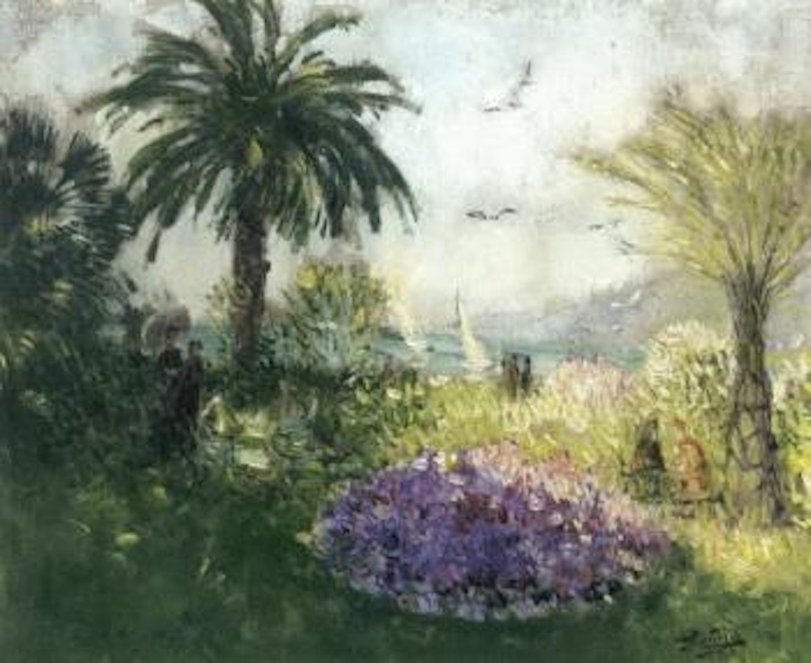 Cannes, la Croisette by Pierre Eugène Montezin