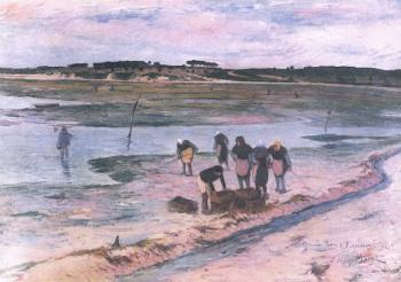 Grande maree a Keroman by Henry Moret