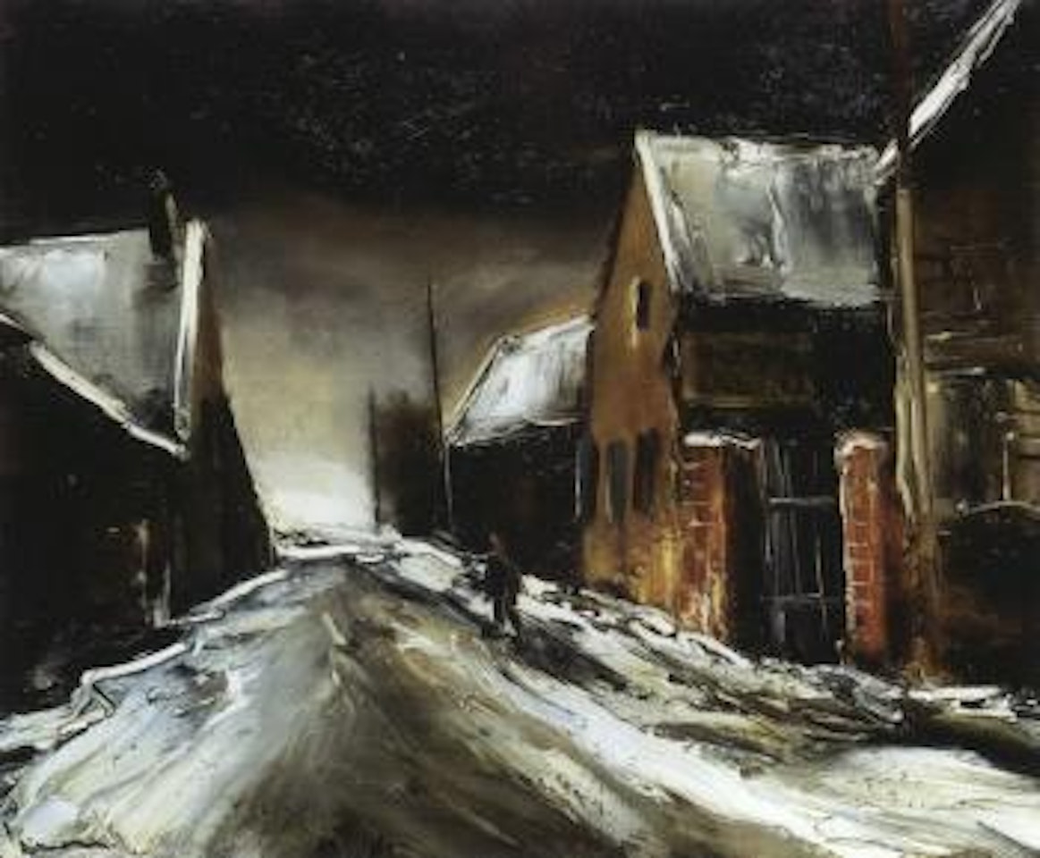 Rue de village sous la neige by Maurice de Vlaminck