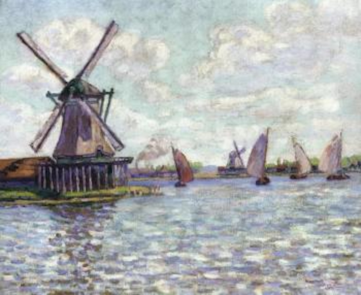 Moulins en Hollande by Armand Guillaumin