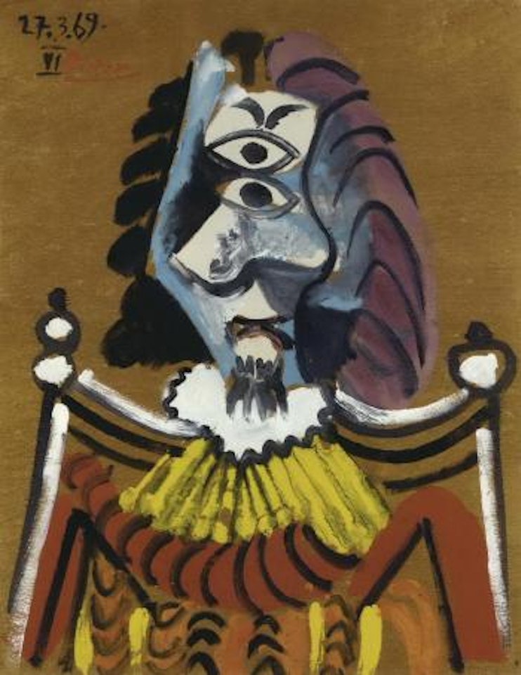 Buste d'homme assis by Pablo Picasso