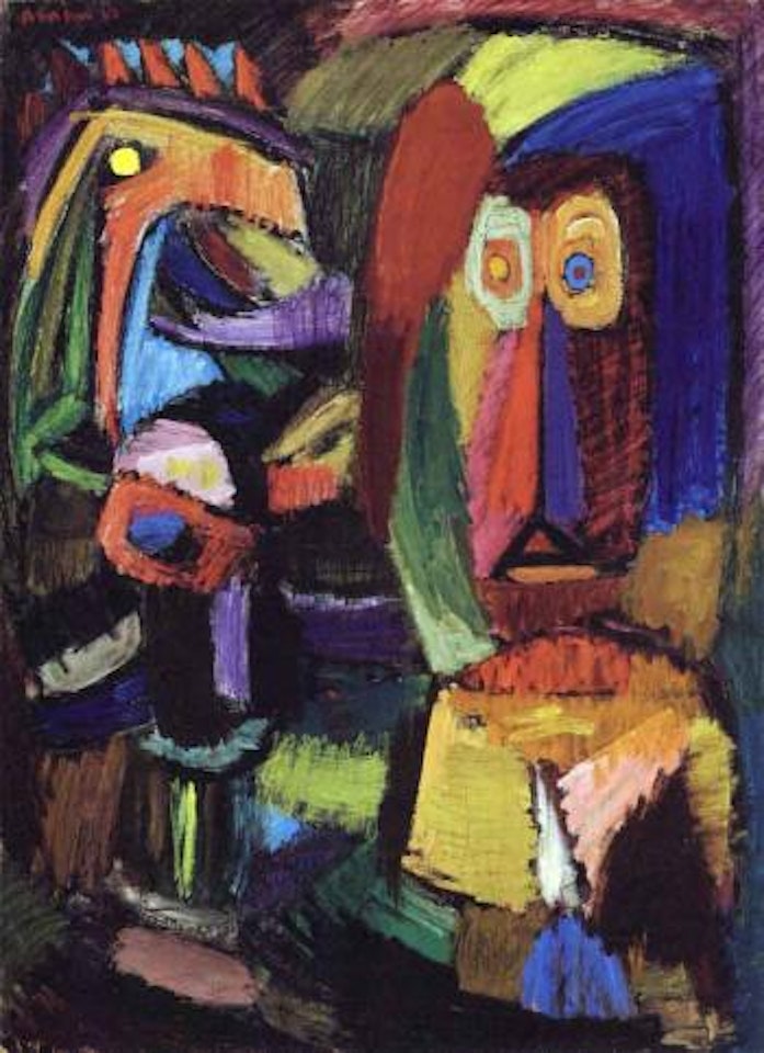 Figure composition by Asger Jorn