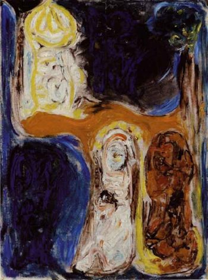 Outside the gate by Asger Jorn