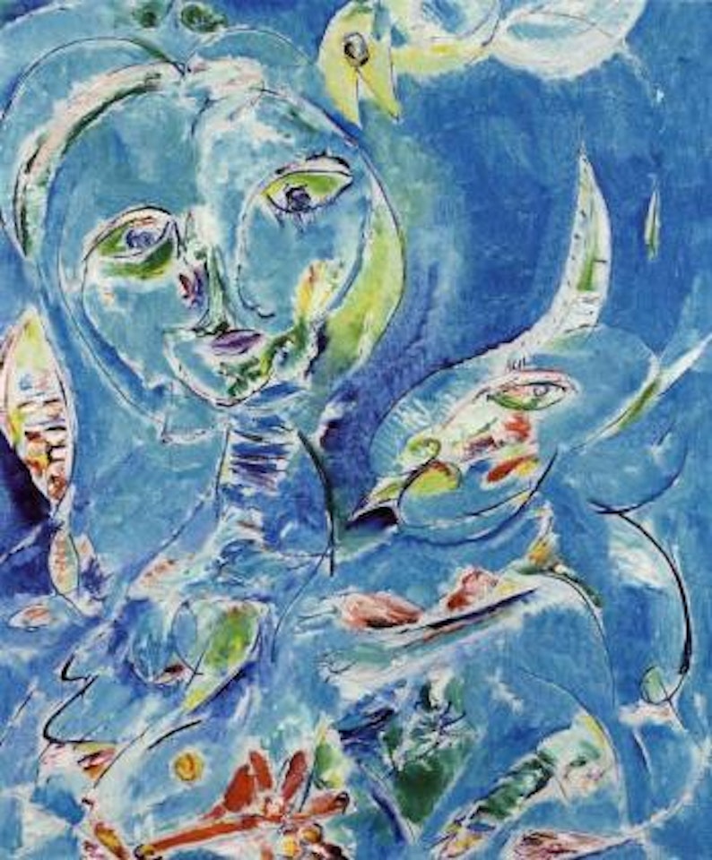 La dame et la licorne by Carl-Henning Pedersen