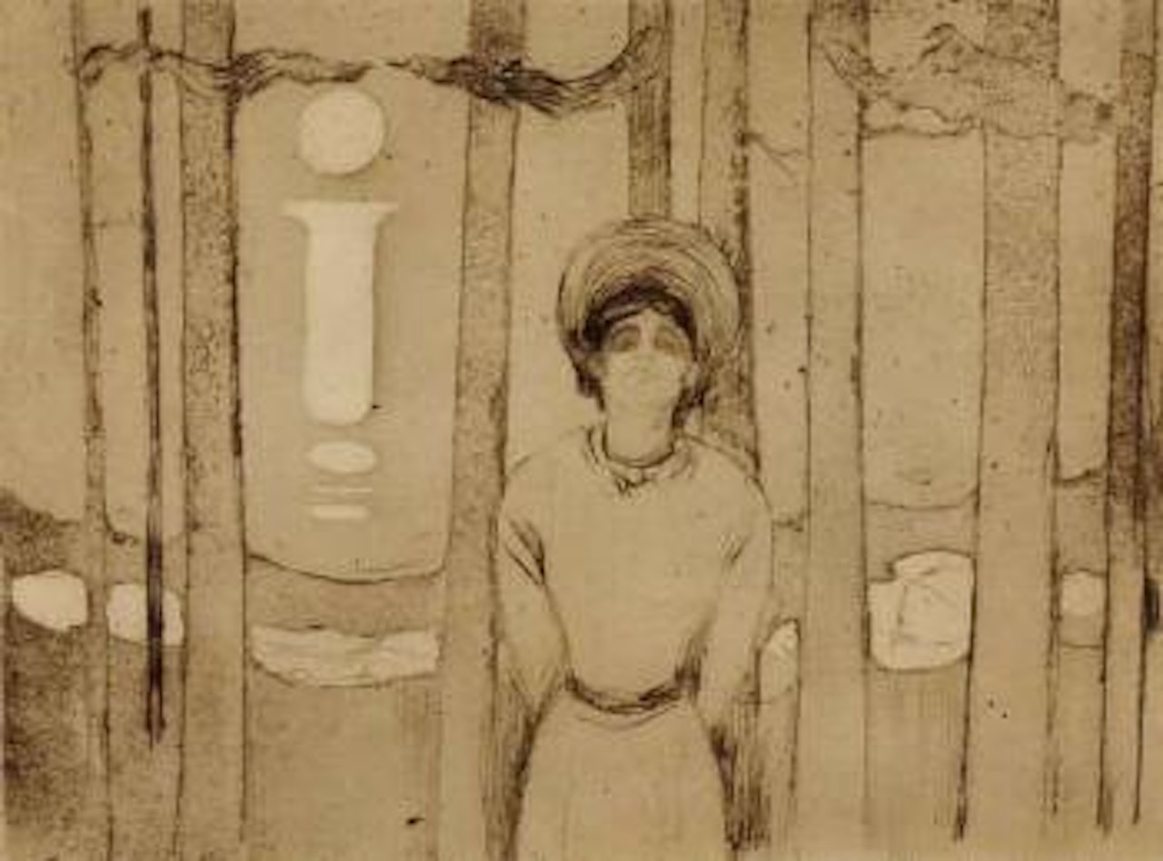 Sommernacht - Die Stimme by Edvard Munch