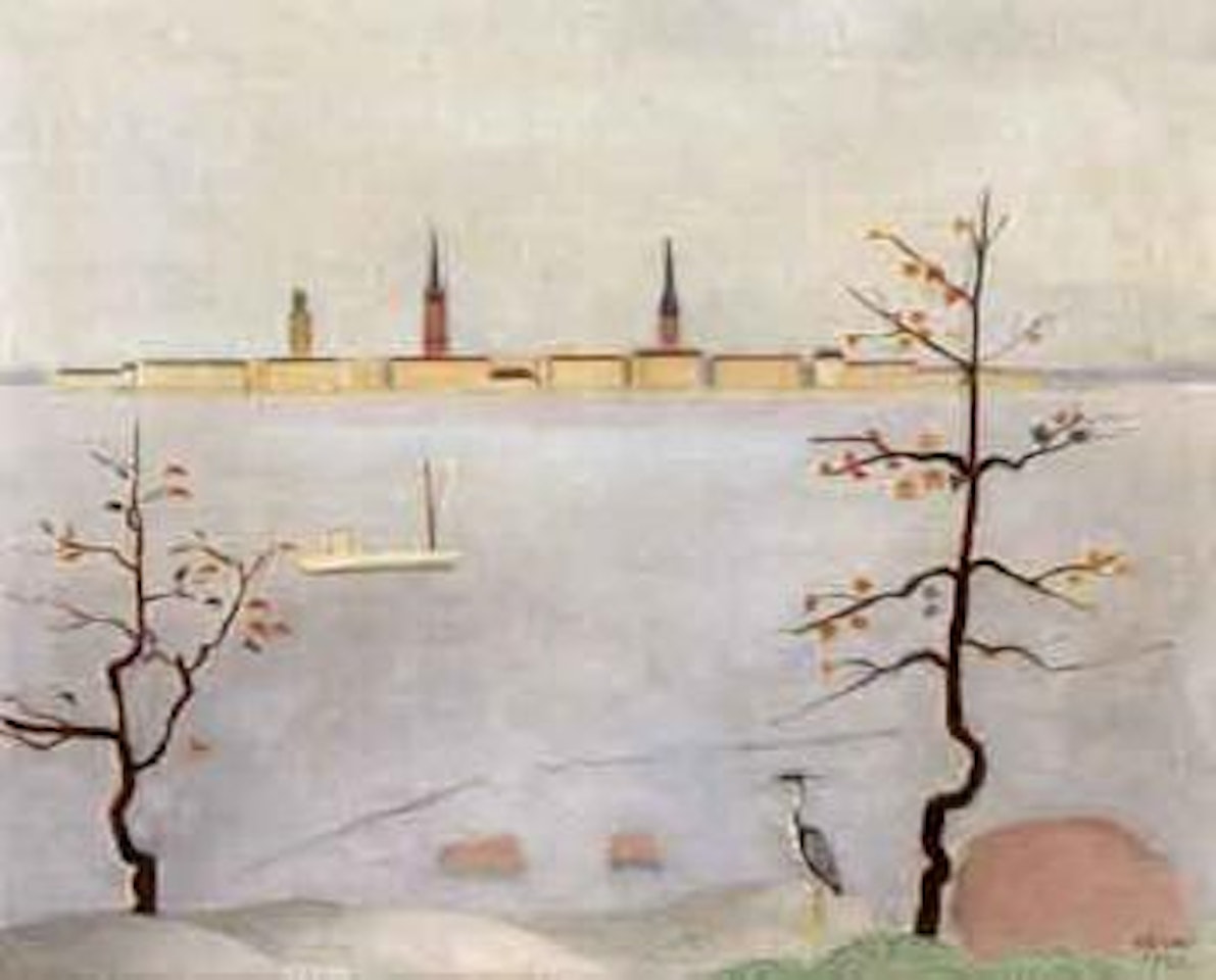 Stockholm seen from Langholm Park I by Einar Jolin