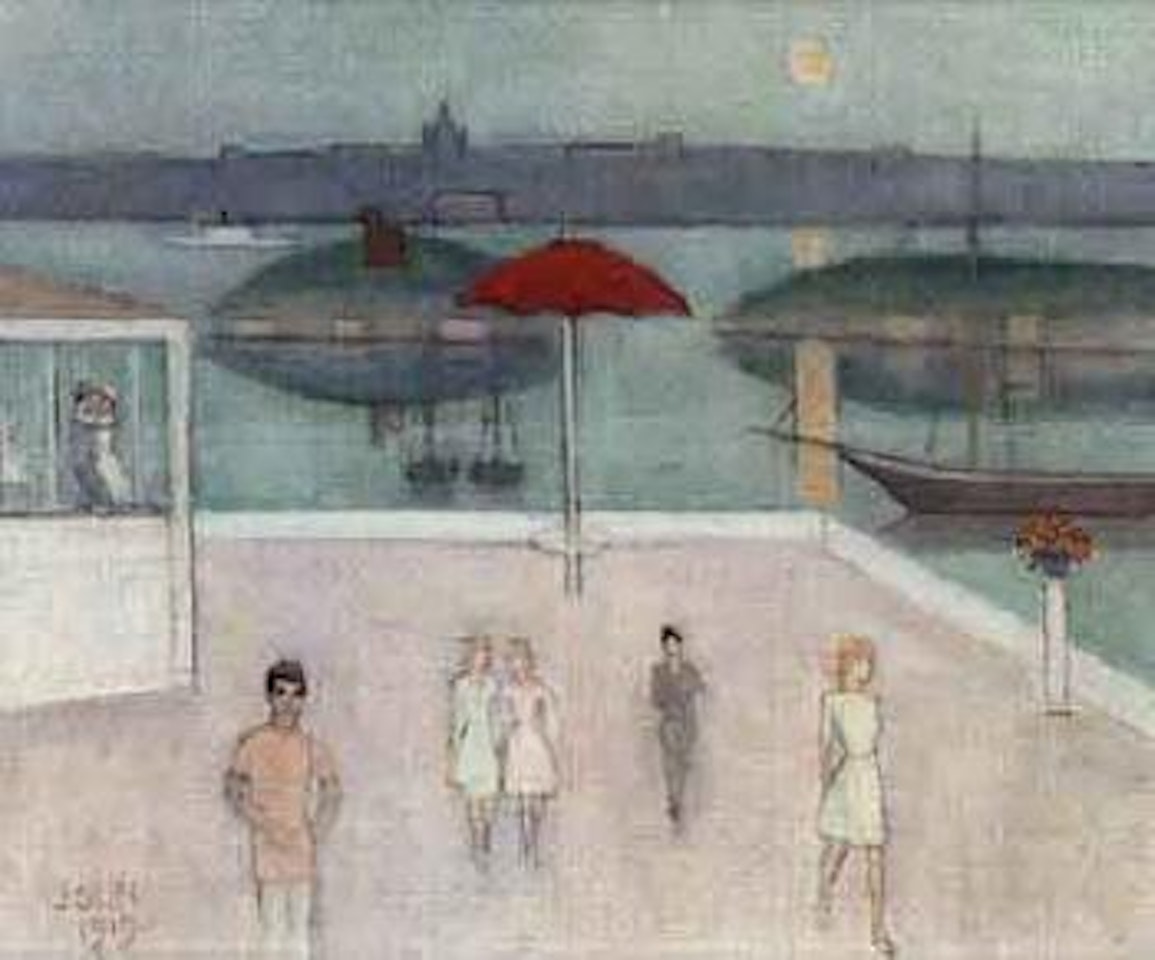 The dance at Hasselbacken by Einar Jolin
