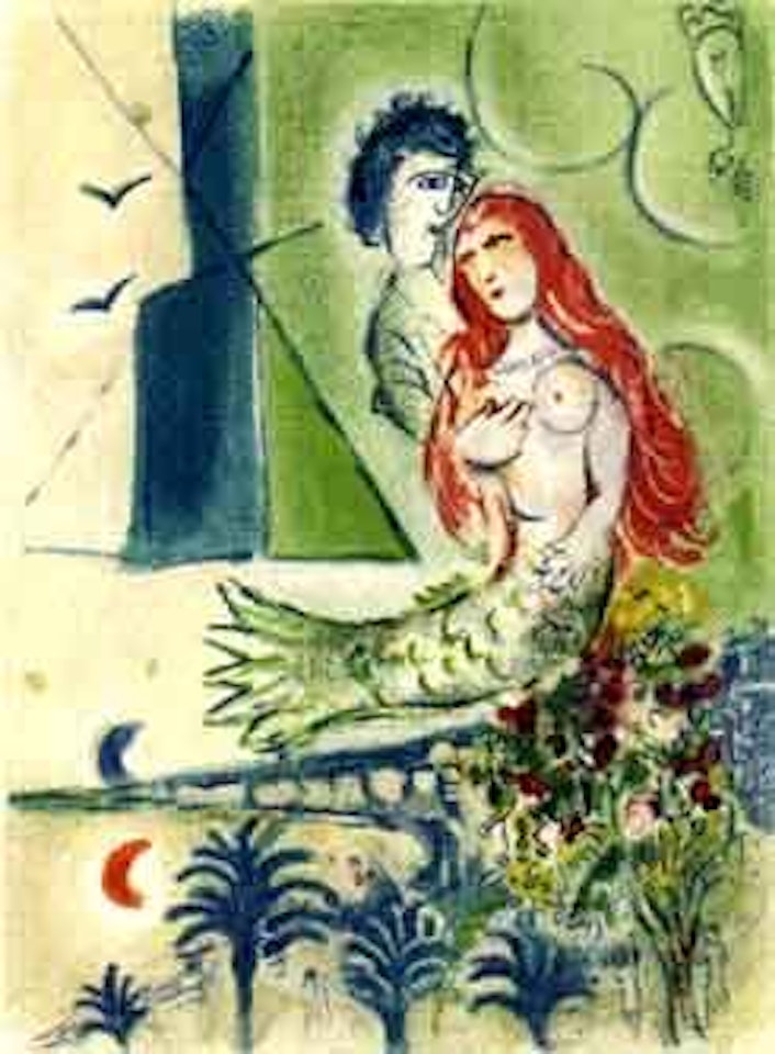 Sirene au poete - from Nice et la Cote d'Azur by Charles Sorlier