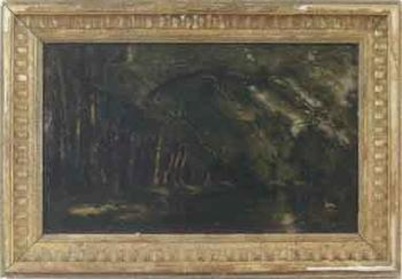 River landscape by Paul Désiré Trouillebert