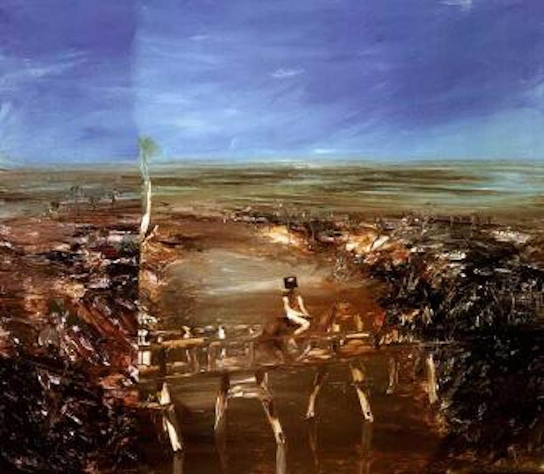 River crossing by Sidney Nolan
