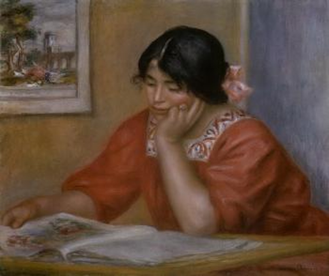 Leontine lisant by Pierre-Auguste Renoir