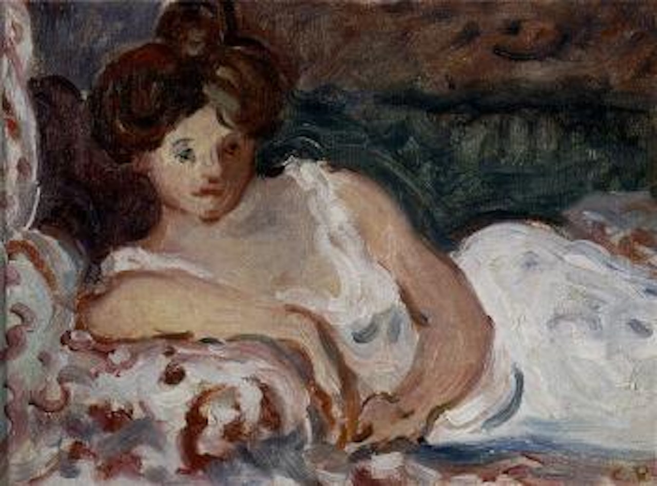 Femme allongee by Louis Valtat