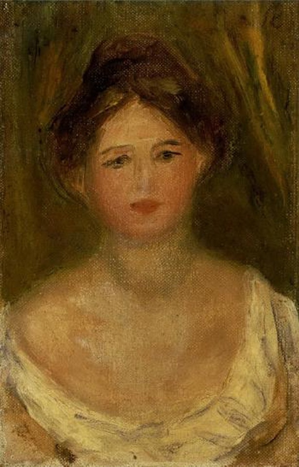 Portrait de femme au chignon by Pierre-Auguste Renoir