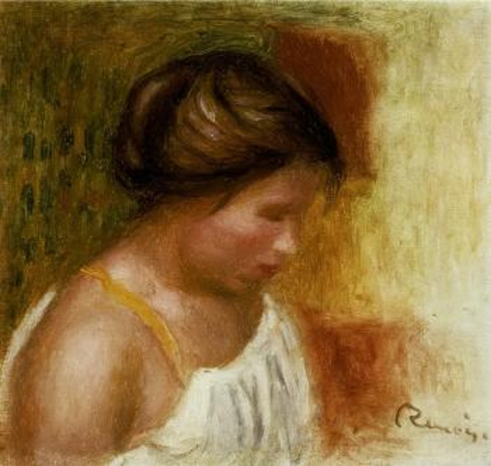 Gabrielle en chemise by Pierre-Auguste Renoir