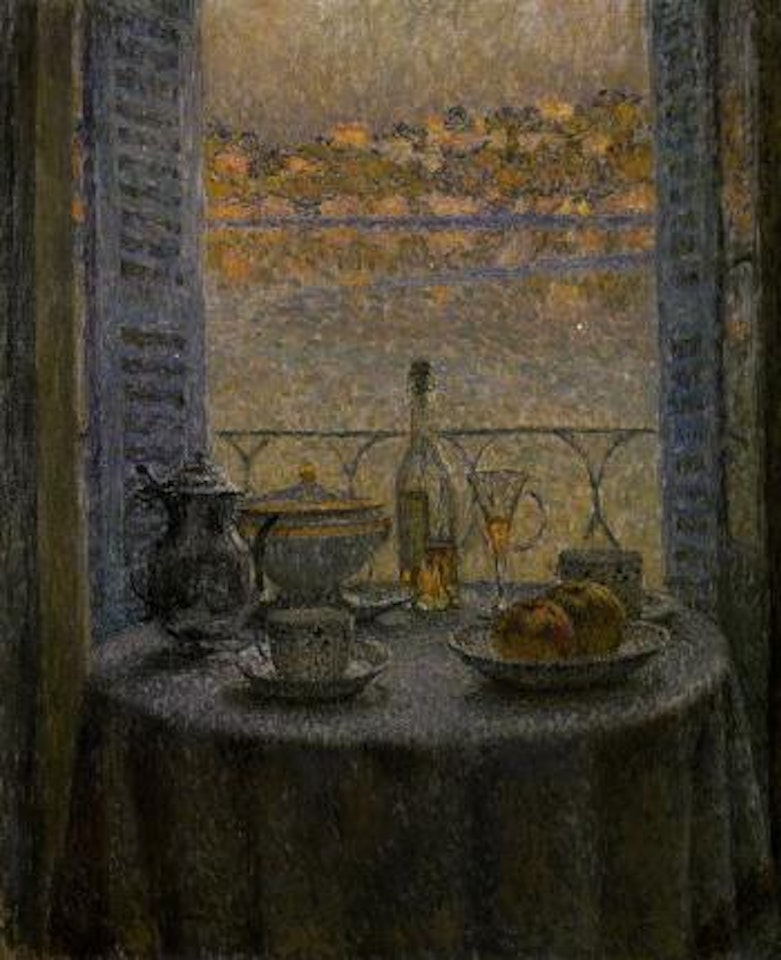 Table ronde by Henri Le Sidaner