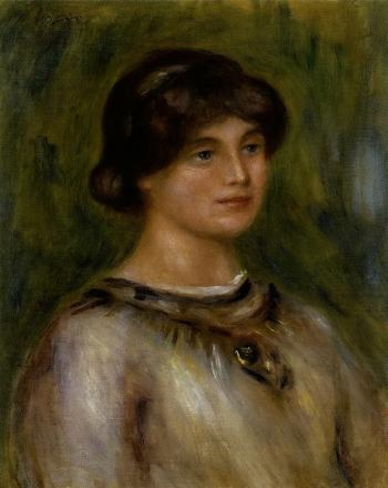 Portrait de Marie Lestringuez by Pierre-Auguste Renoir