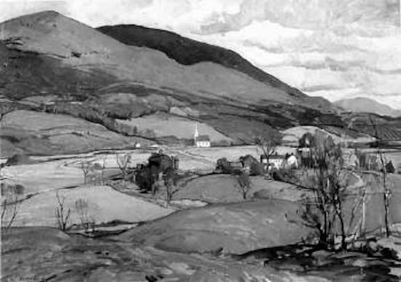 The valley below by Aldro Thompson Hibbard