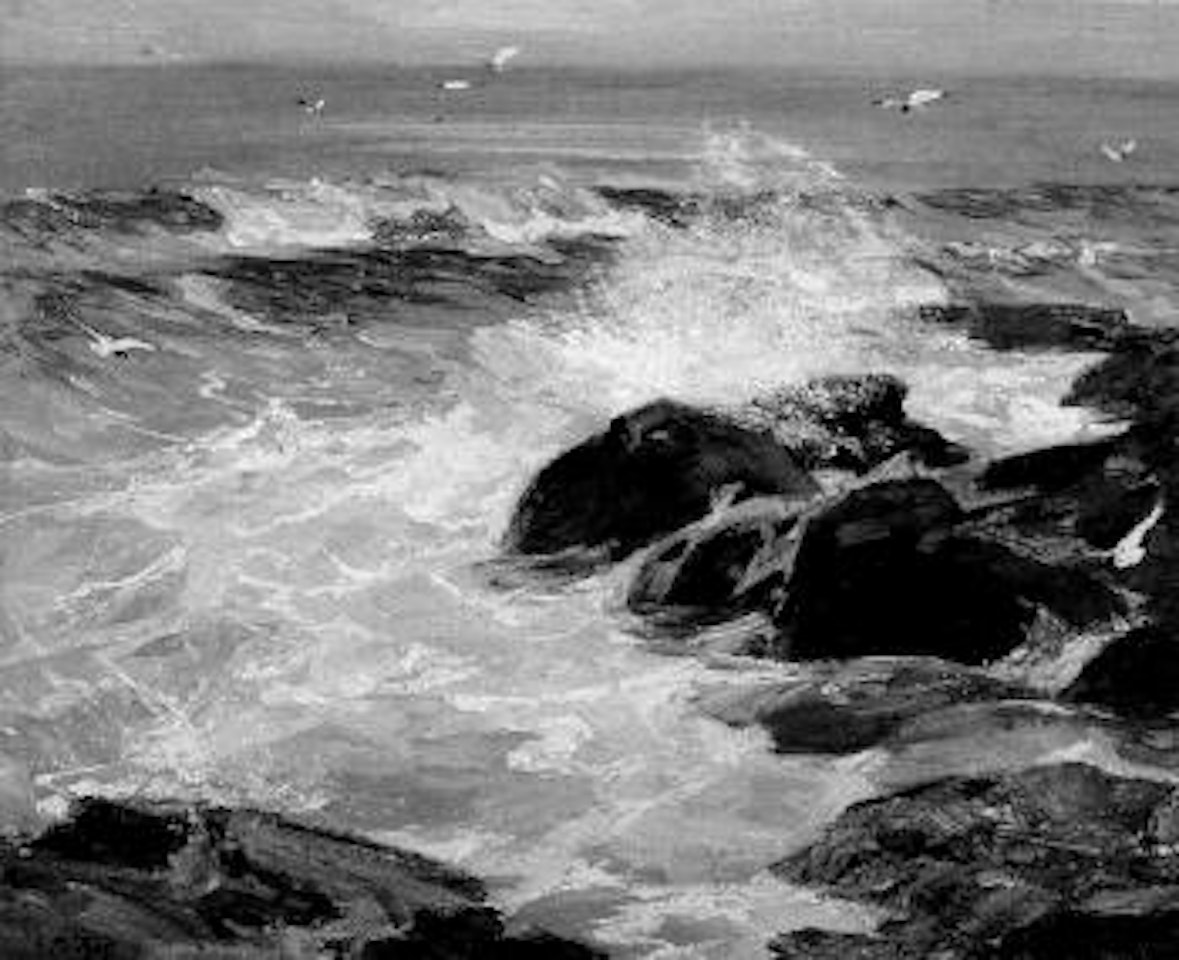 Rocky coast by Edward Henry Potthast