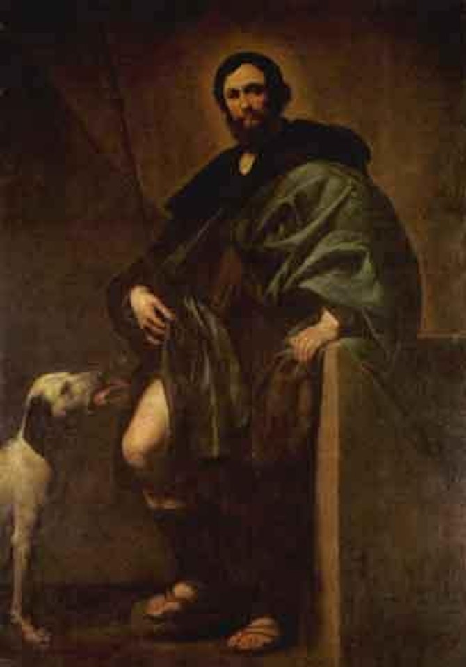 St Rochus by Jusepe de Ribera