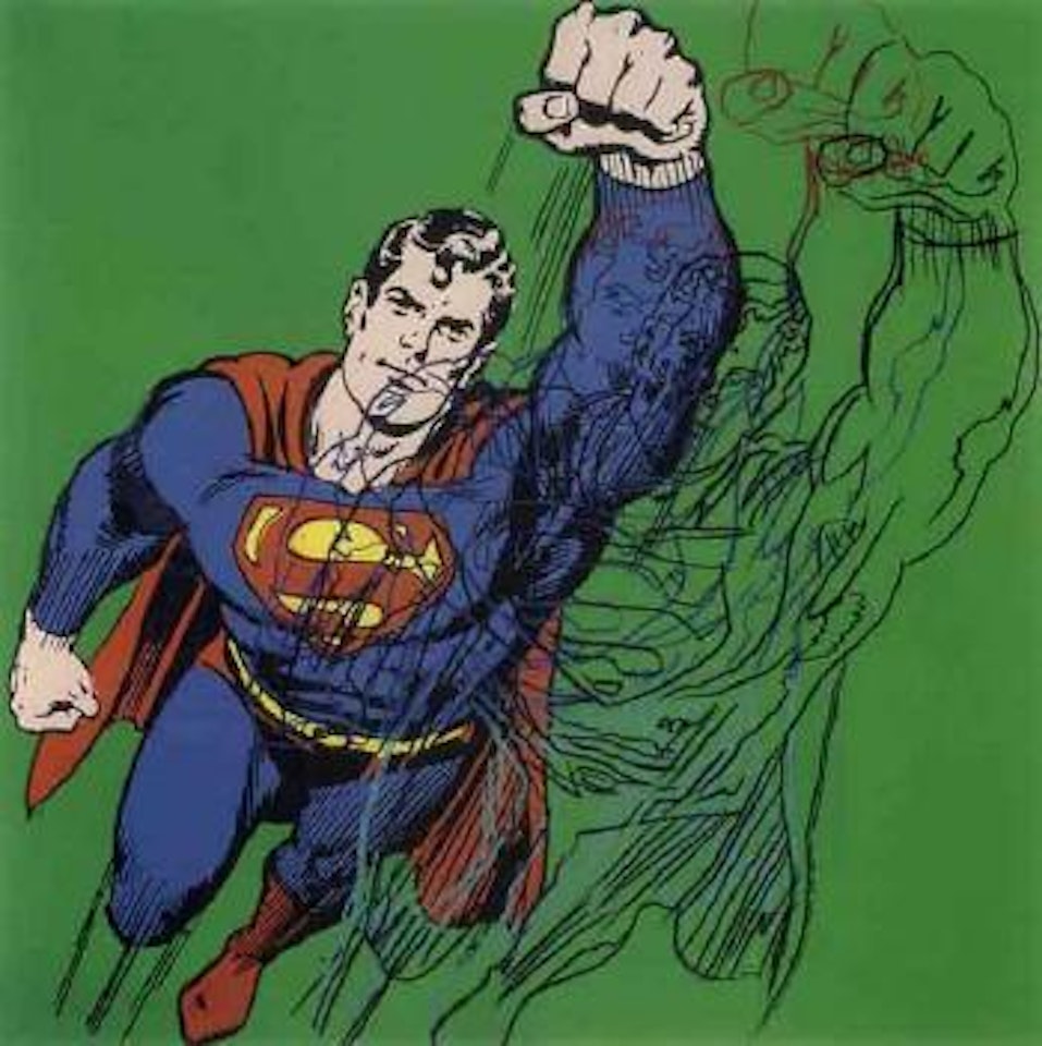 Superman by Andy Warhol