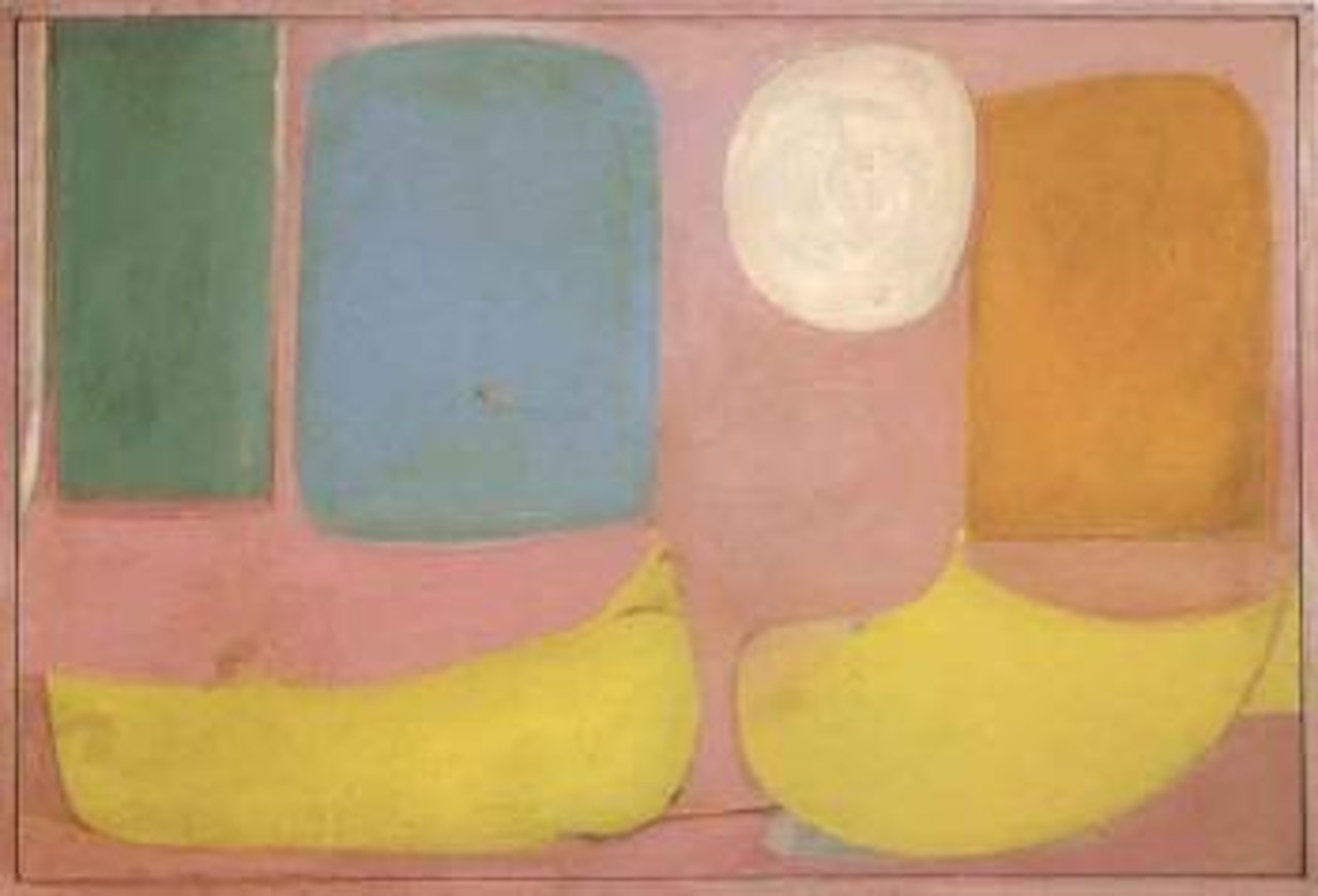 Pink landscape by Willem de Kooning
